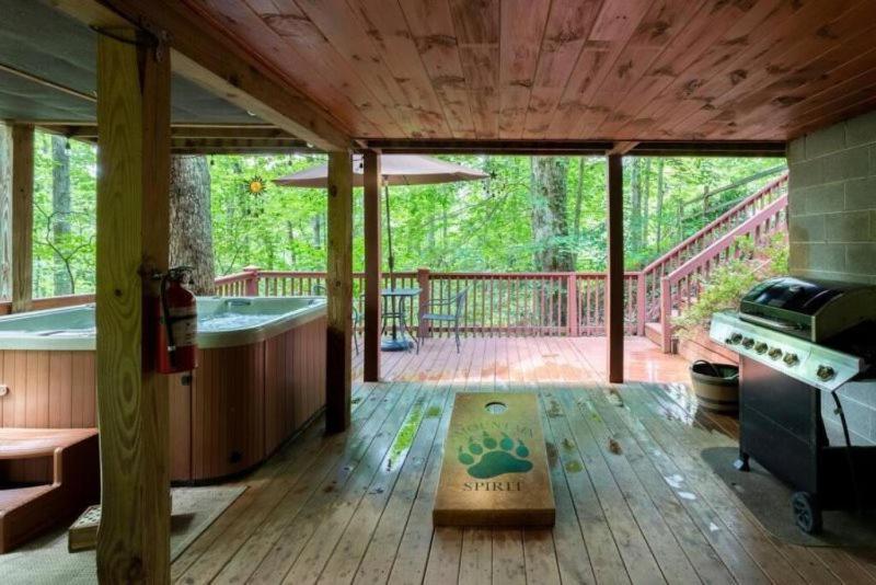 Mountain Spirit Cabin - Fireplace And Hot Tub Villa Blue Ridge Buitenkant foto