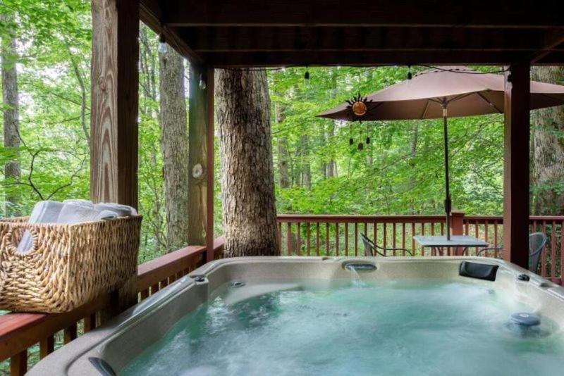 Mountain Spirit Cabin - Fireplace And Hot Tub Villa Blue Ridge Buitenkant foto